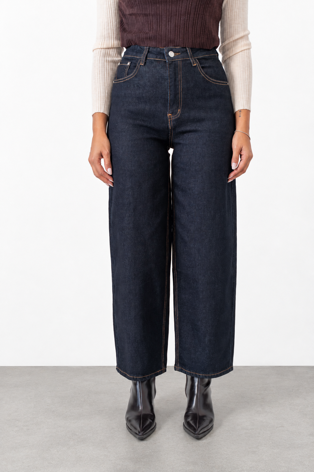 Jeans Balloon Pocket Brown