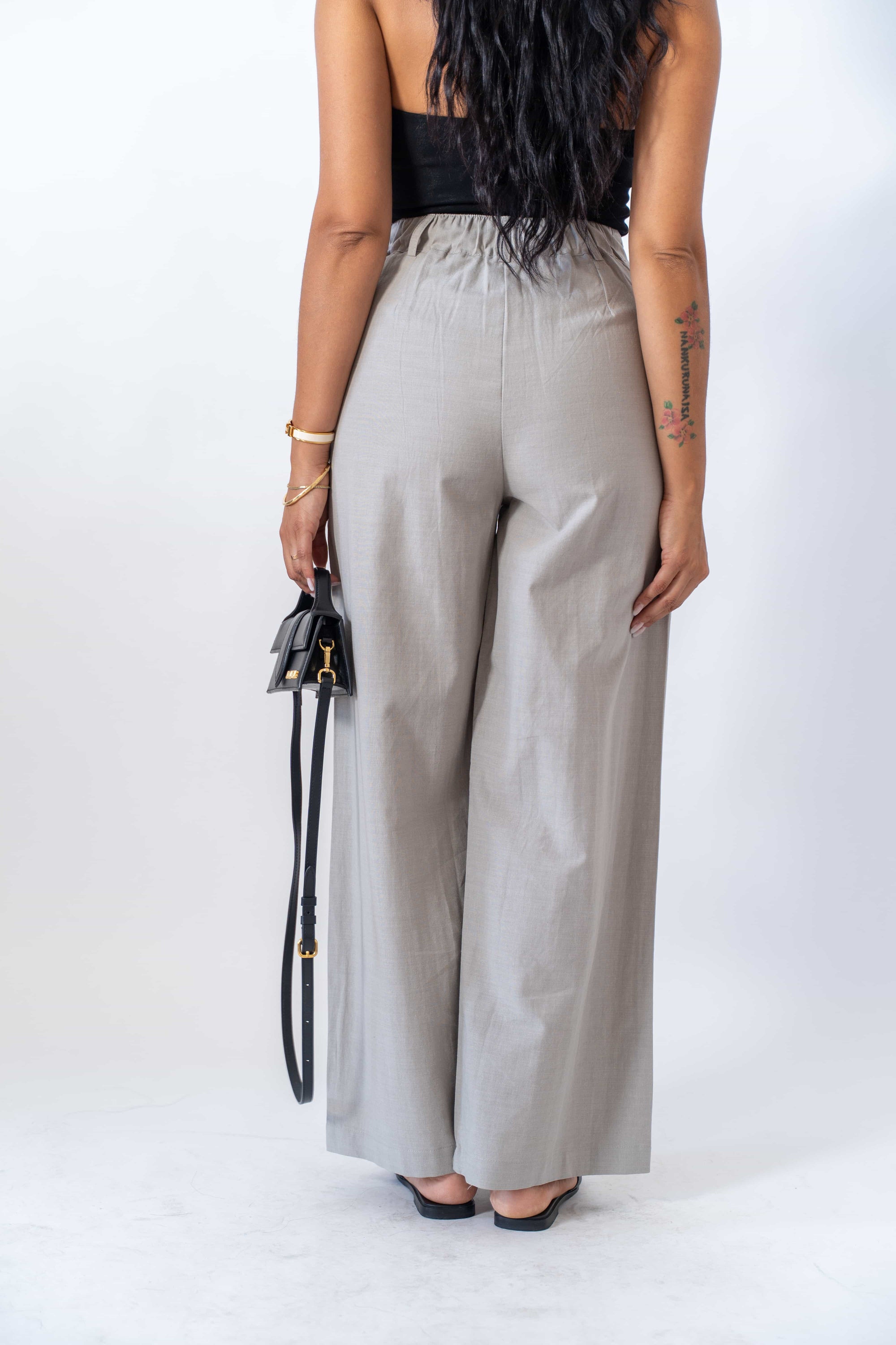 Pantalone Lino Mud