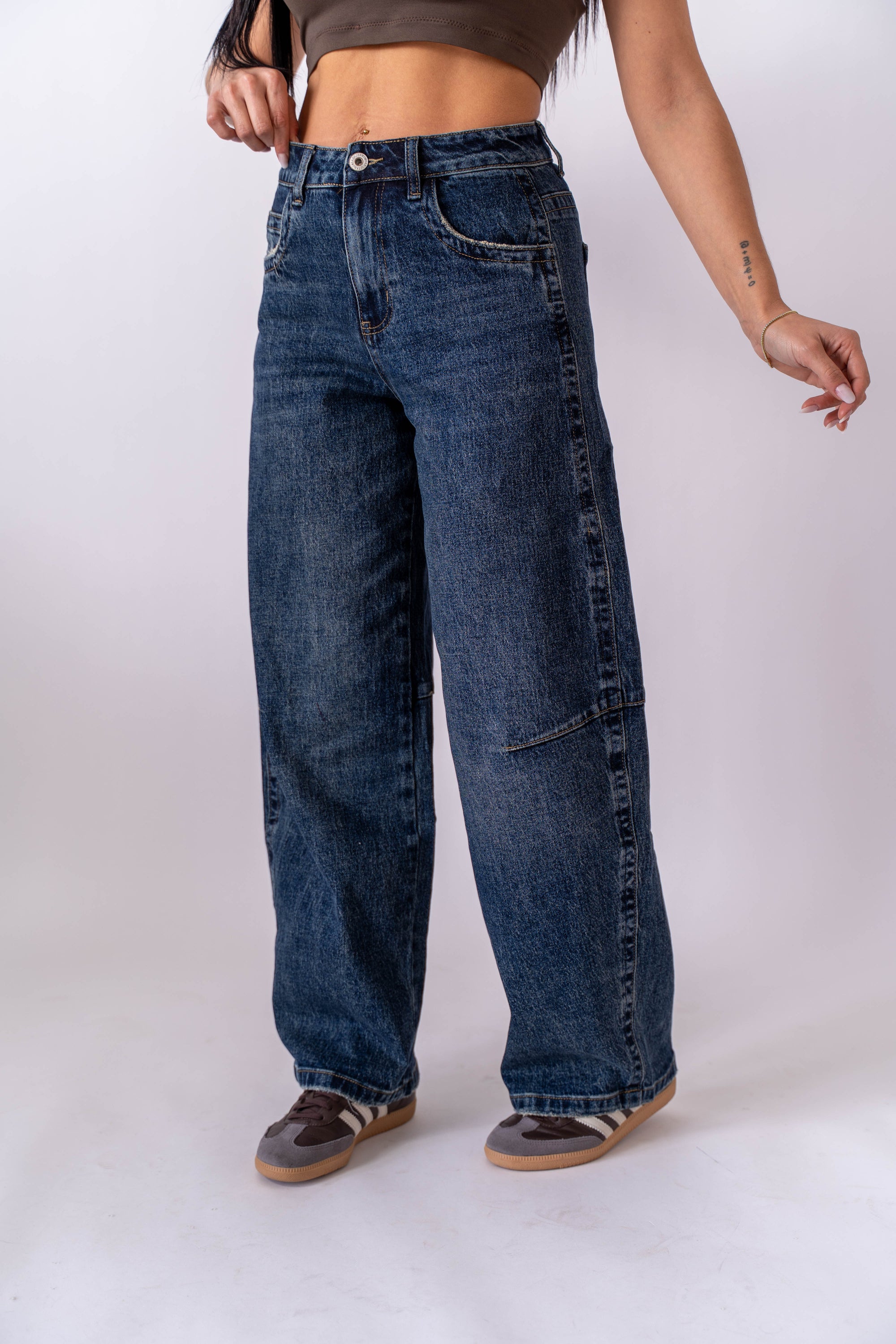 Jeans Balloon Denim Blu - Stylish Moda