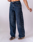 Jeans Balloon Denim Blu - Stylish Moda