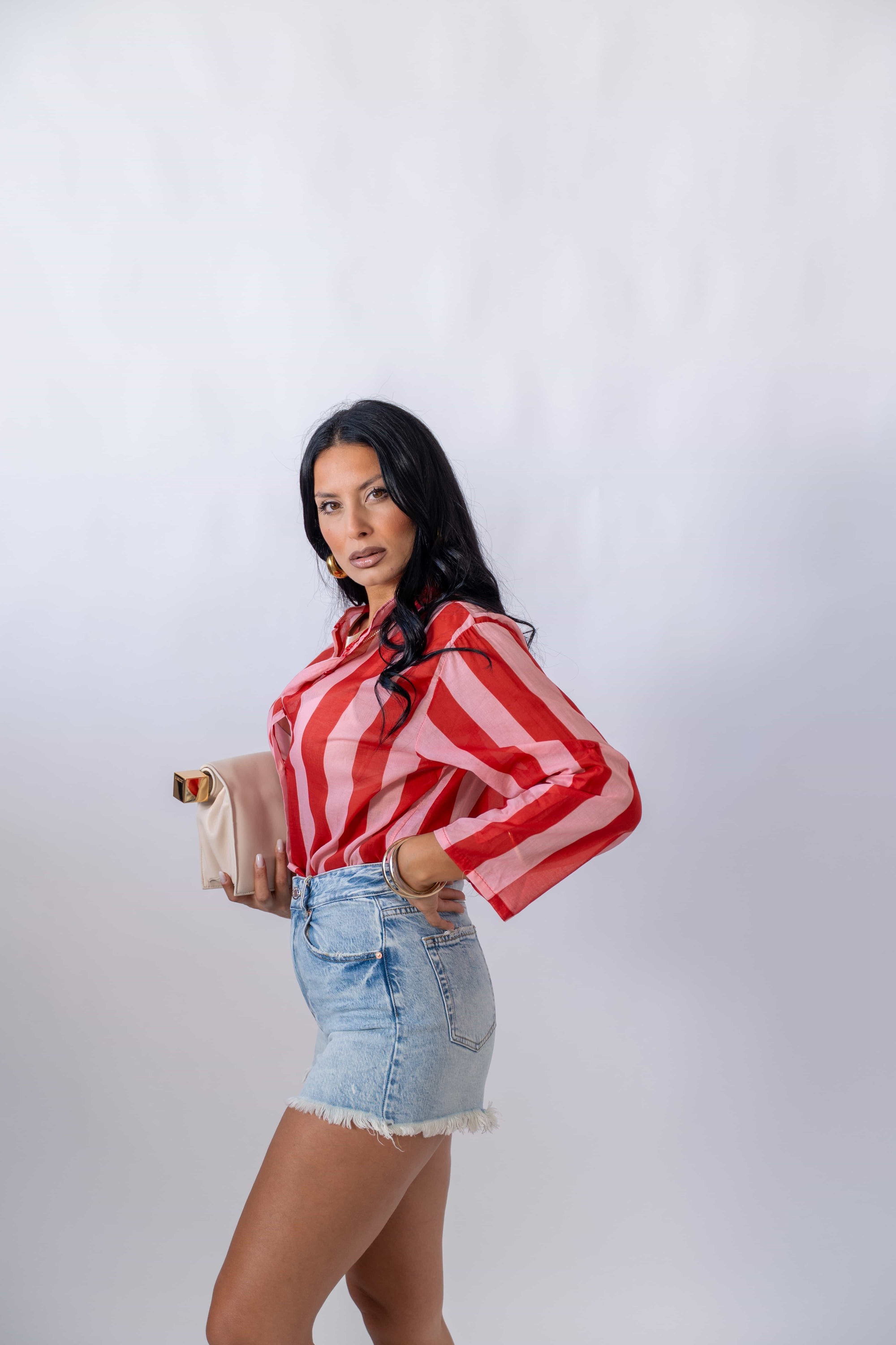 Camicia Line Red