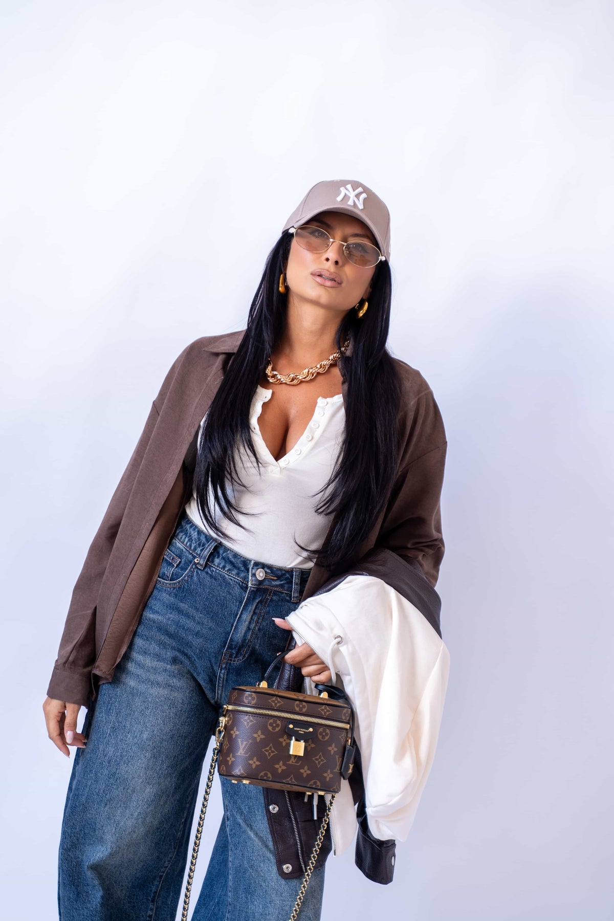 Camicia Basic Brown