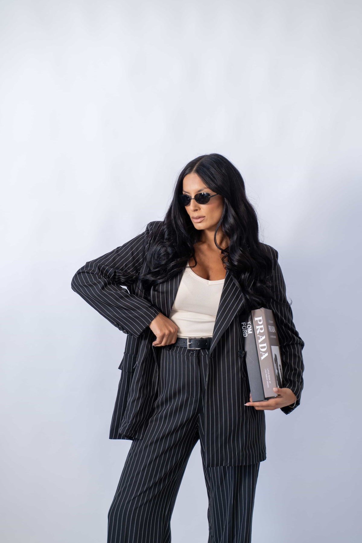 Tailleur Gessato Doppio Petto