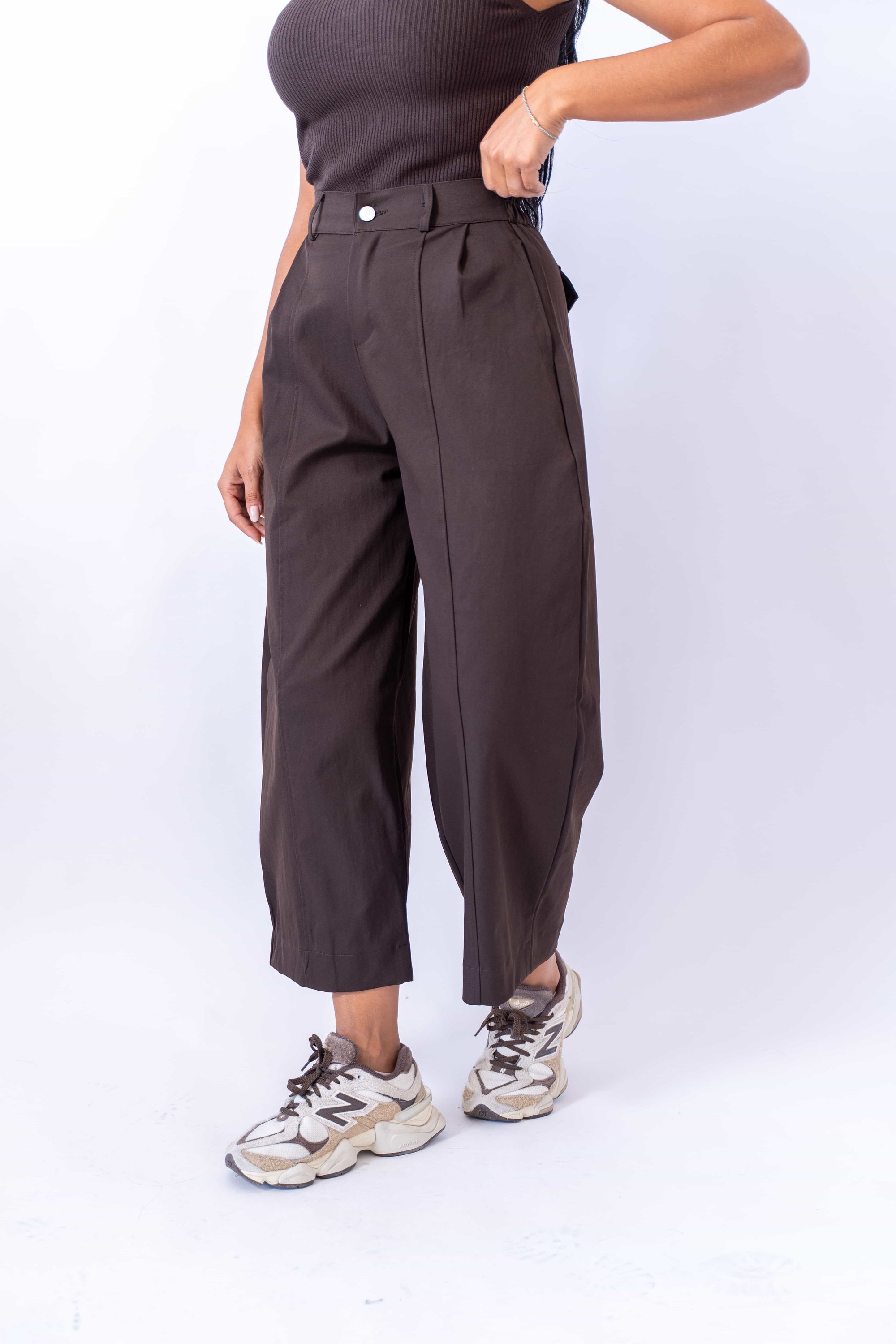 Pantalone Balloon Brown