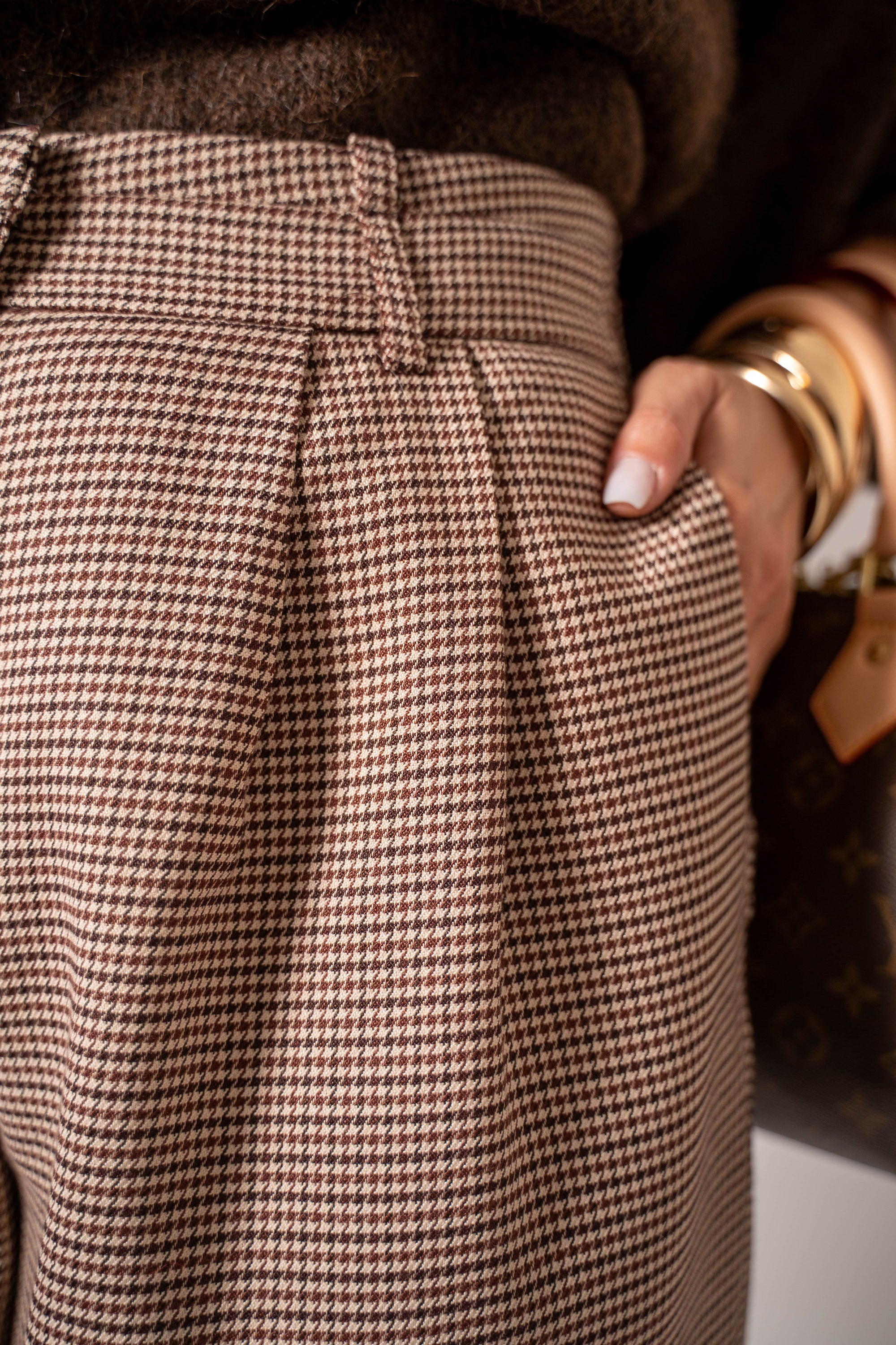 Pantalone Pied De Poule