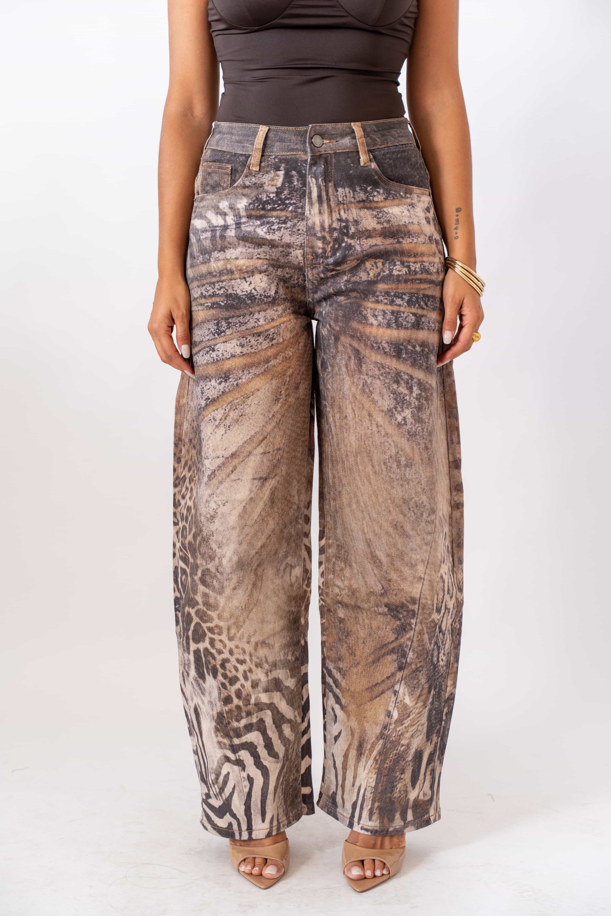 Jeans Balloon Animalier