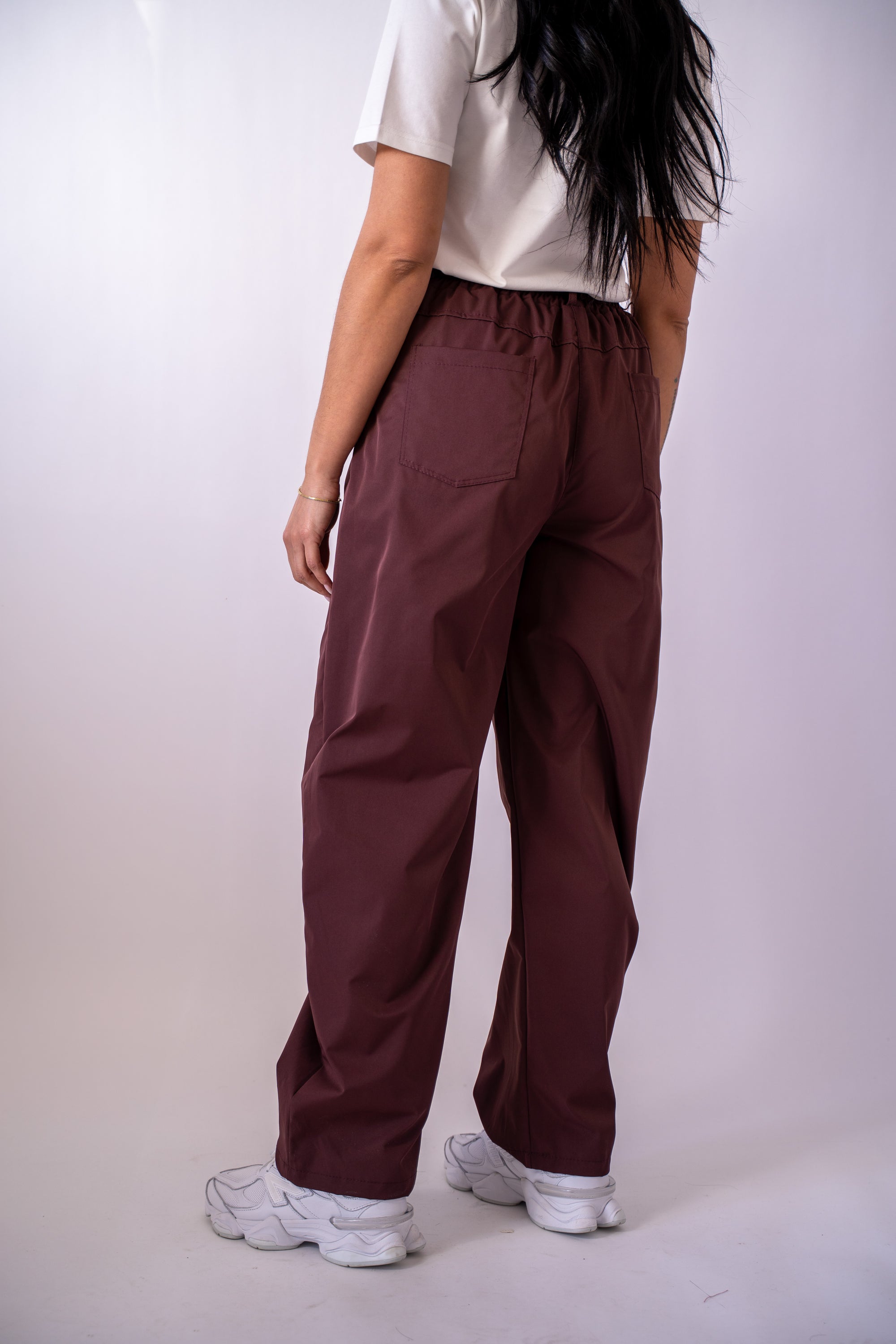 Pantalone Basic Bordeaux - Stylish Moda