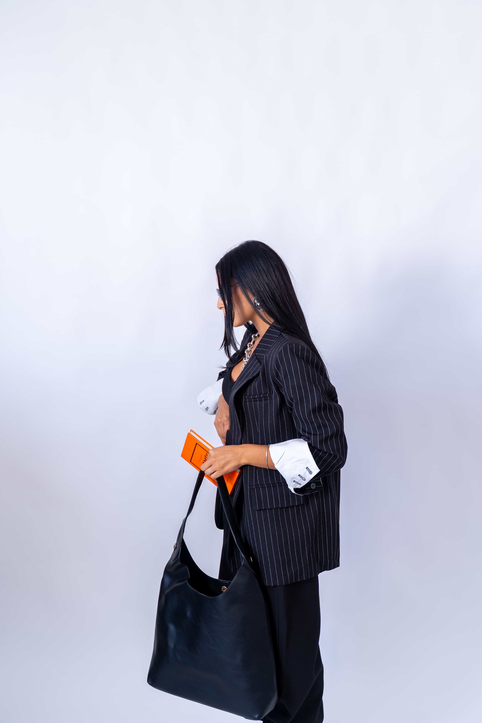 Blazer Gessato Black