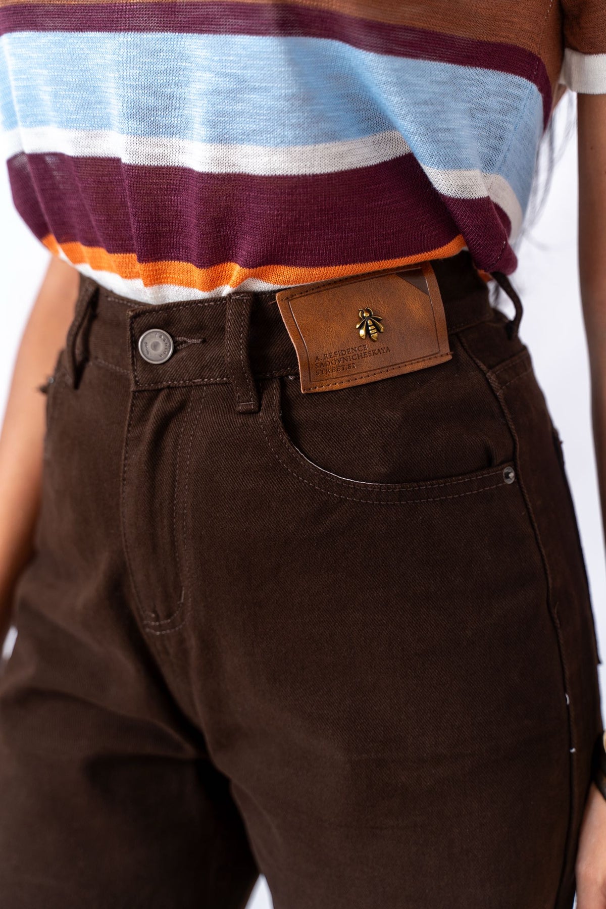 Jeans Slouchy Brown