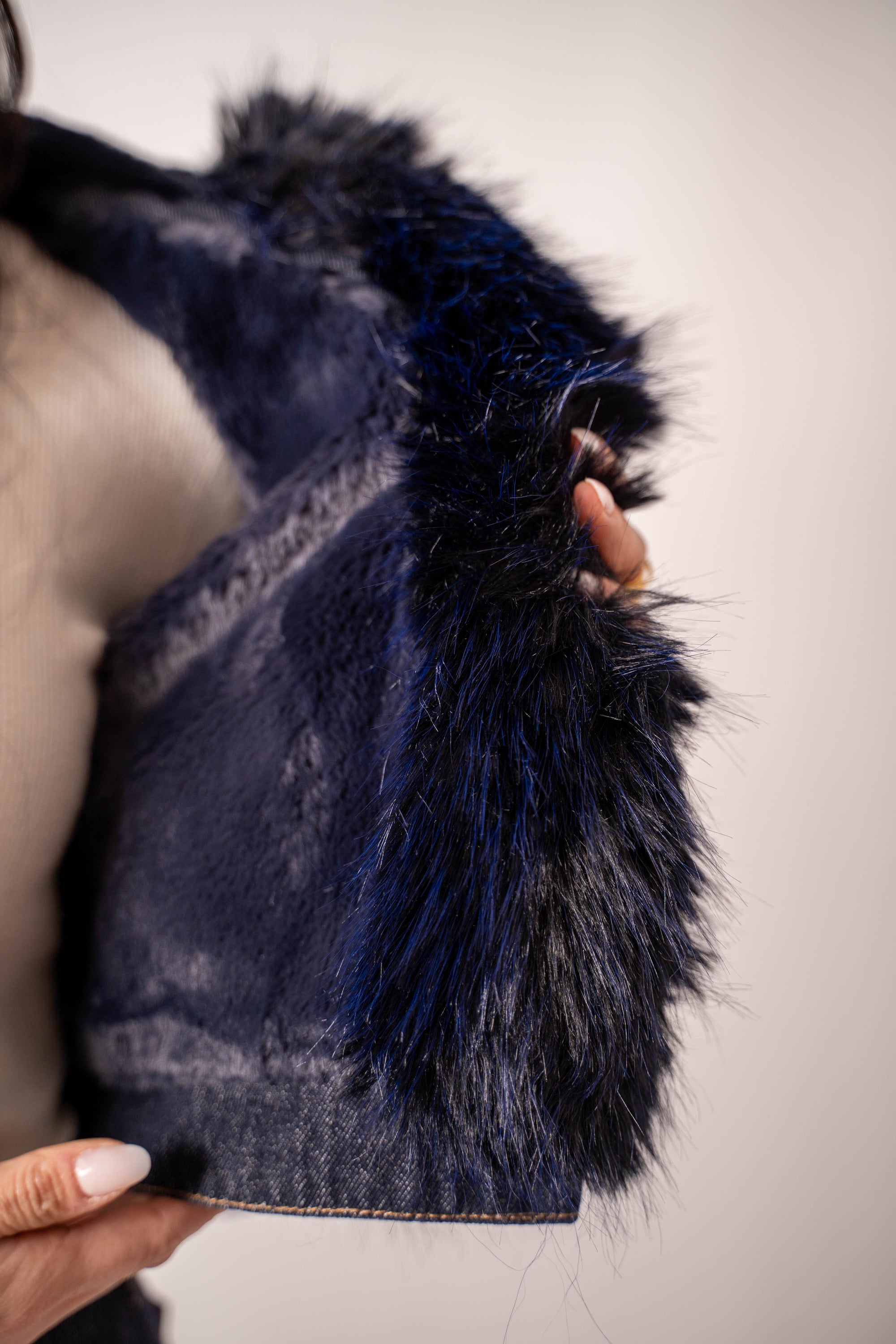 Giacca Blue Fur