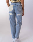 Jeans Con Tasca In Strass - Stylish Moda