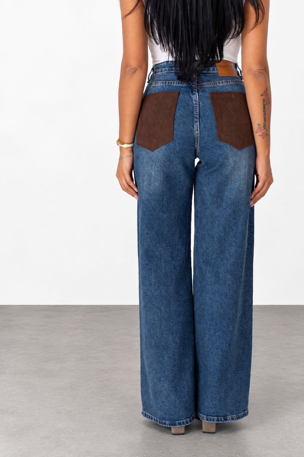 Jeans Pocket Suede