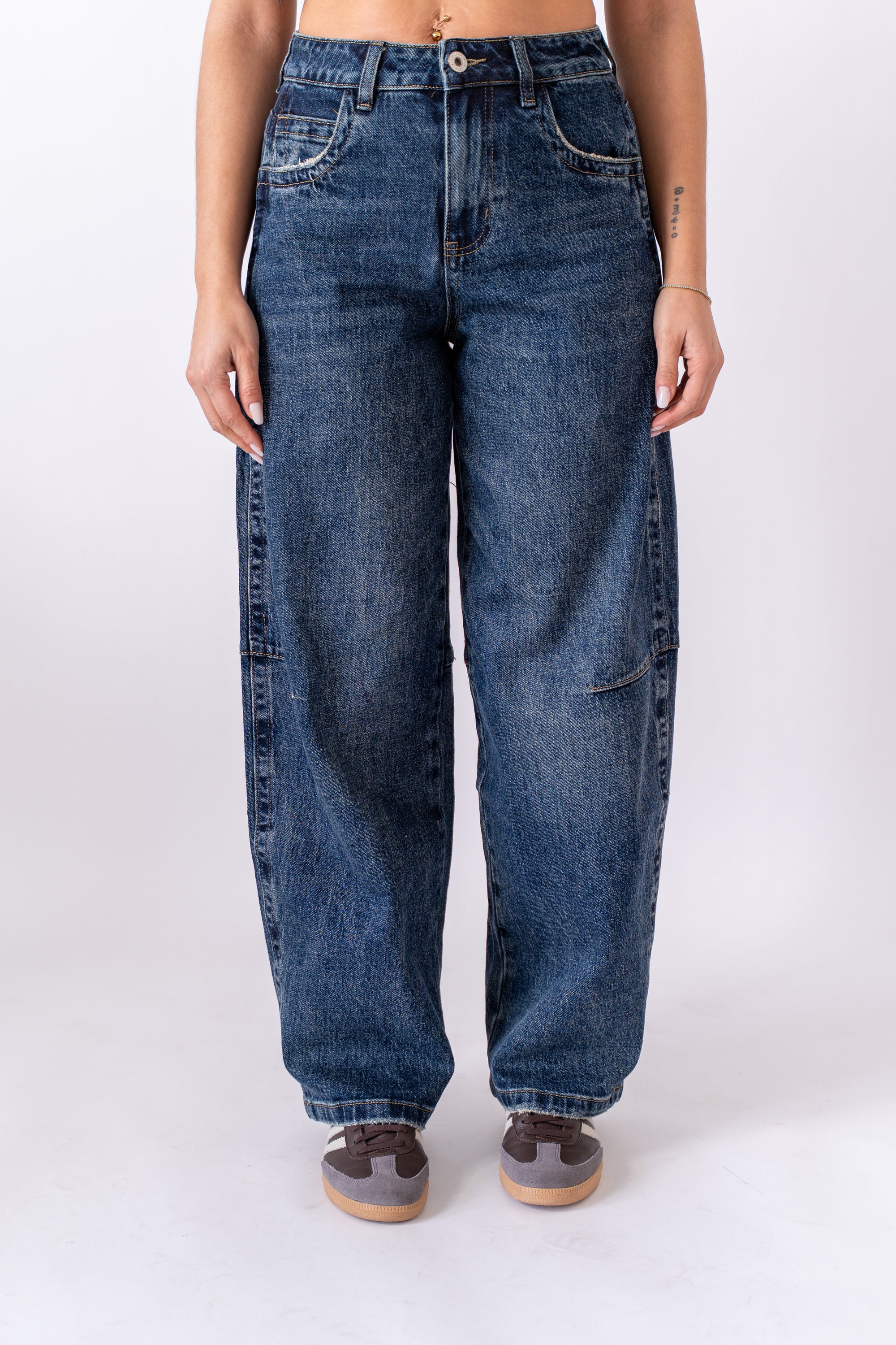 Jeans Balloon Denim Blu - Stylish Moda