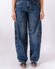 Jeans Balloon Denim Blu - Stylish Moda