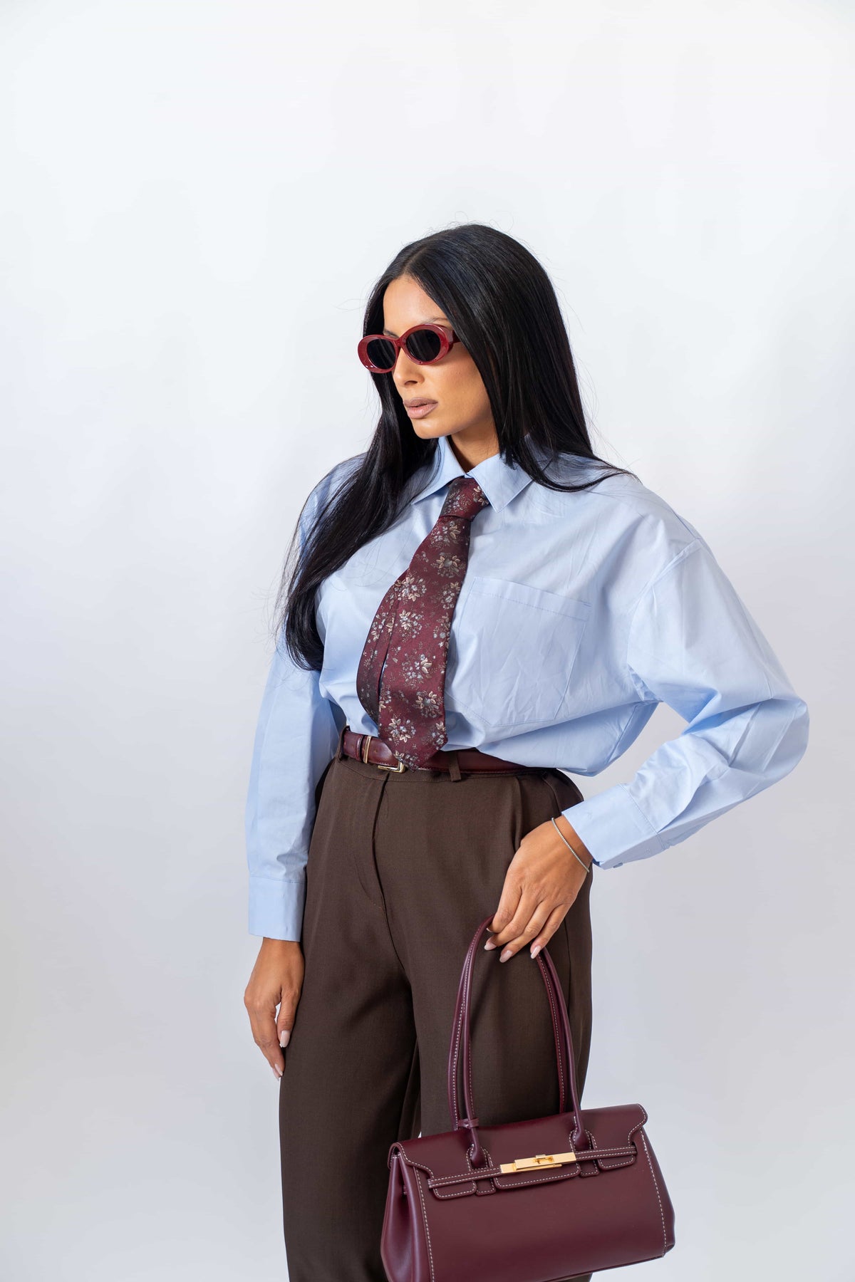 Camicia Over Azzurro