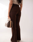Jeans Flare Brown