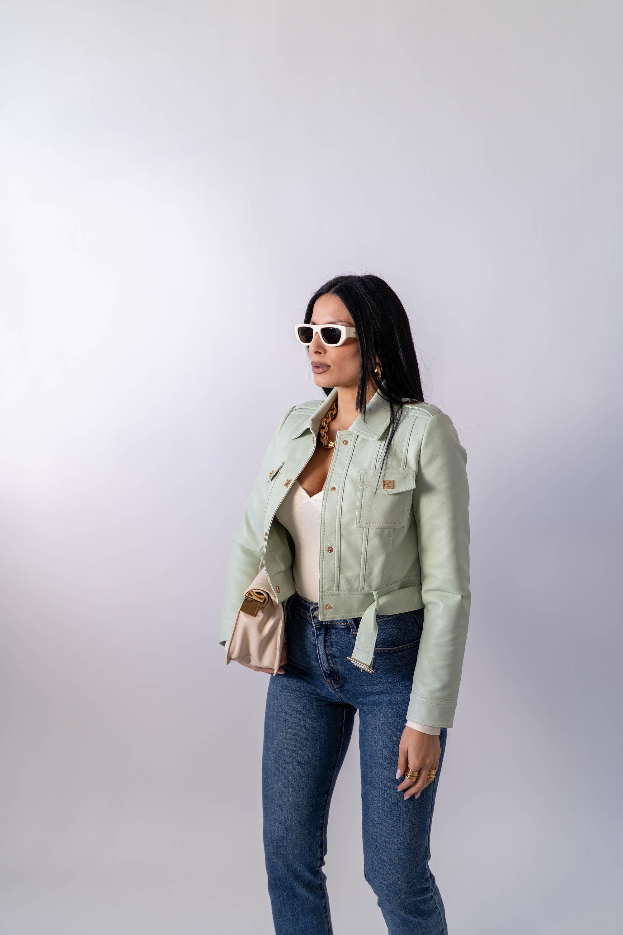 Chiodo In Ecopelle Loren - Stylish Moda