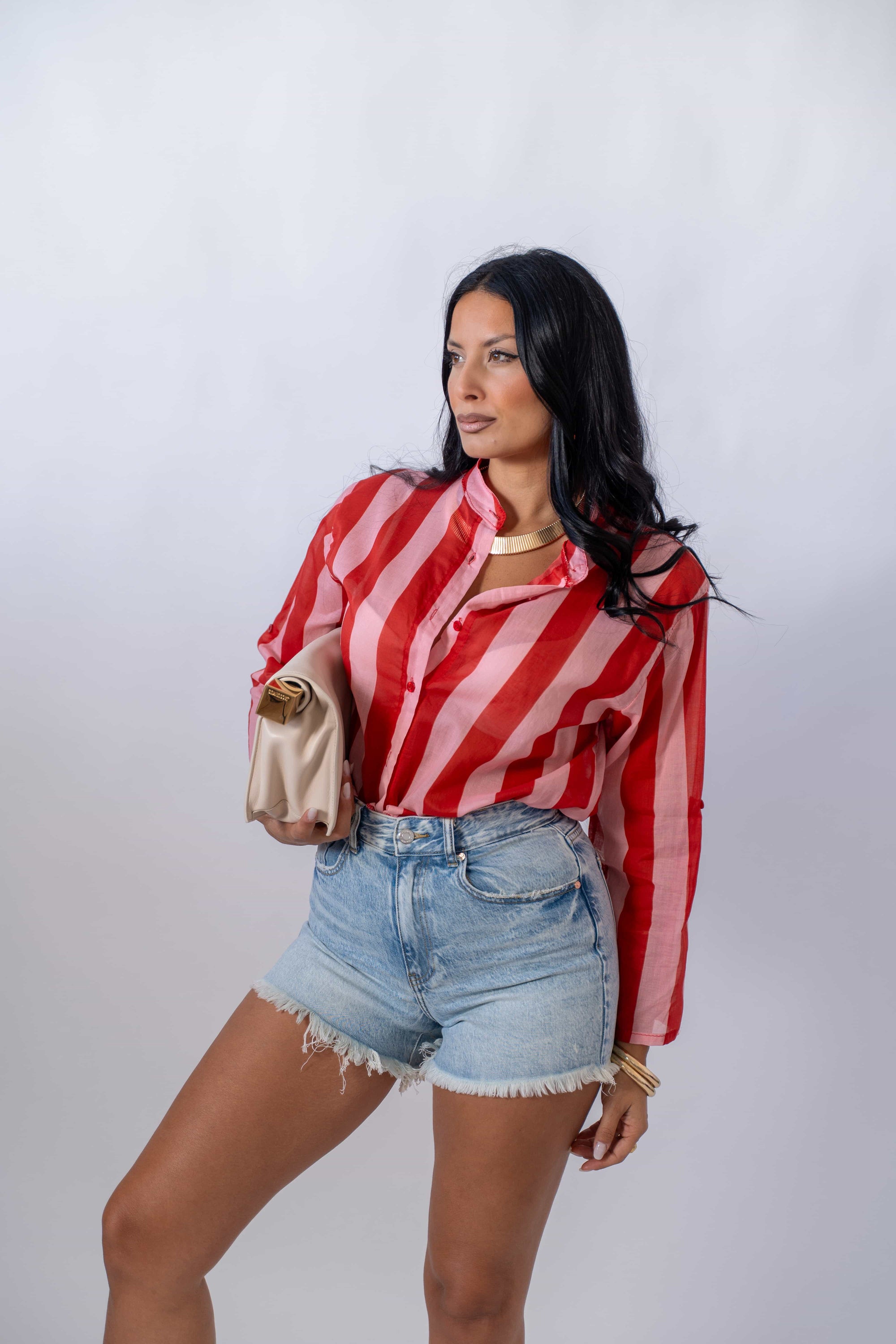 Camicia Line Red
