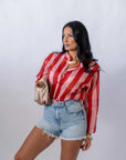 Camicia Line Red