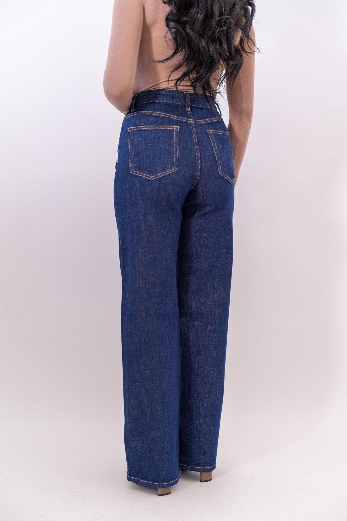 Jeans Wide Dark Denim