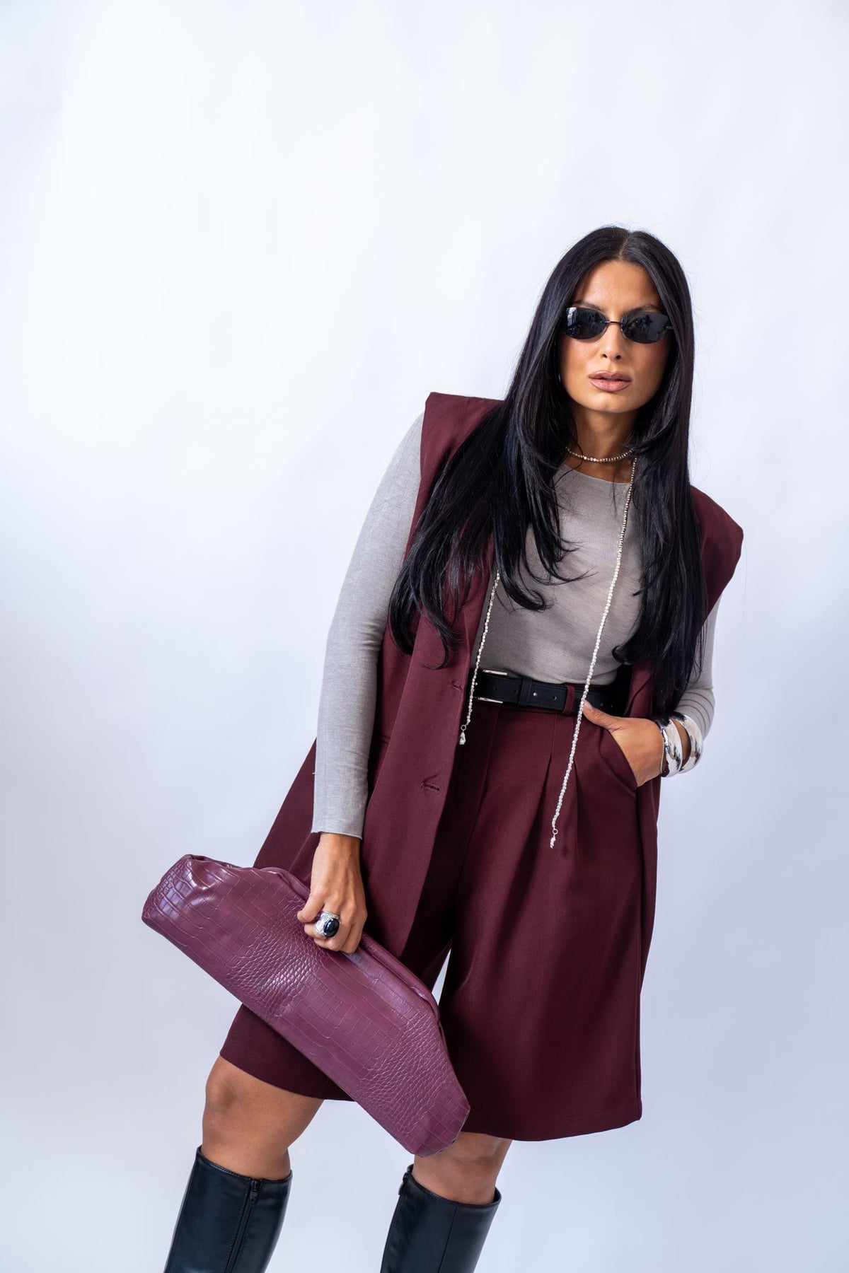 Coordinato Elegance Burgundy