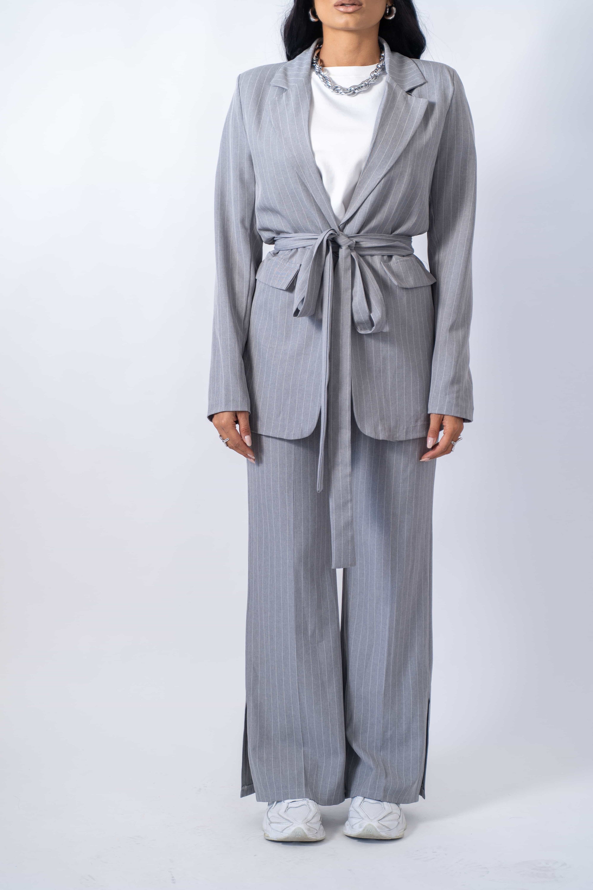 Tailleur Gessato Ambra
