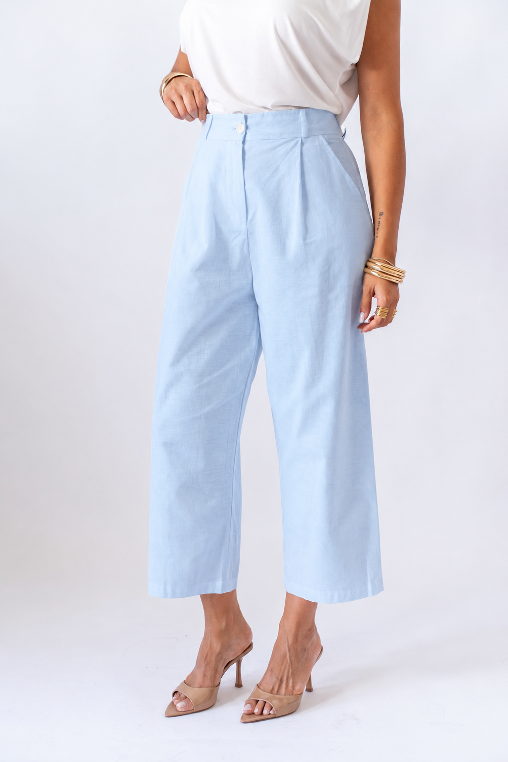 Pantalone Di Lino Sky