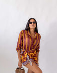Camicia Line Bordeaux