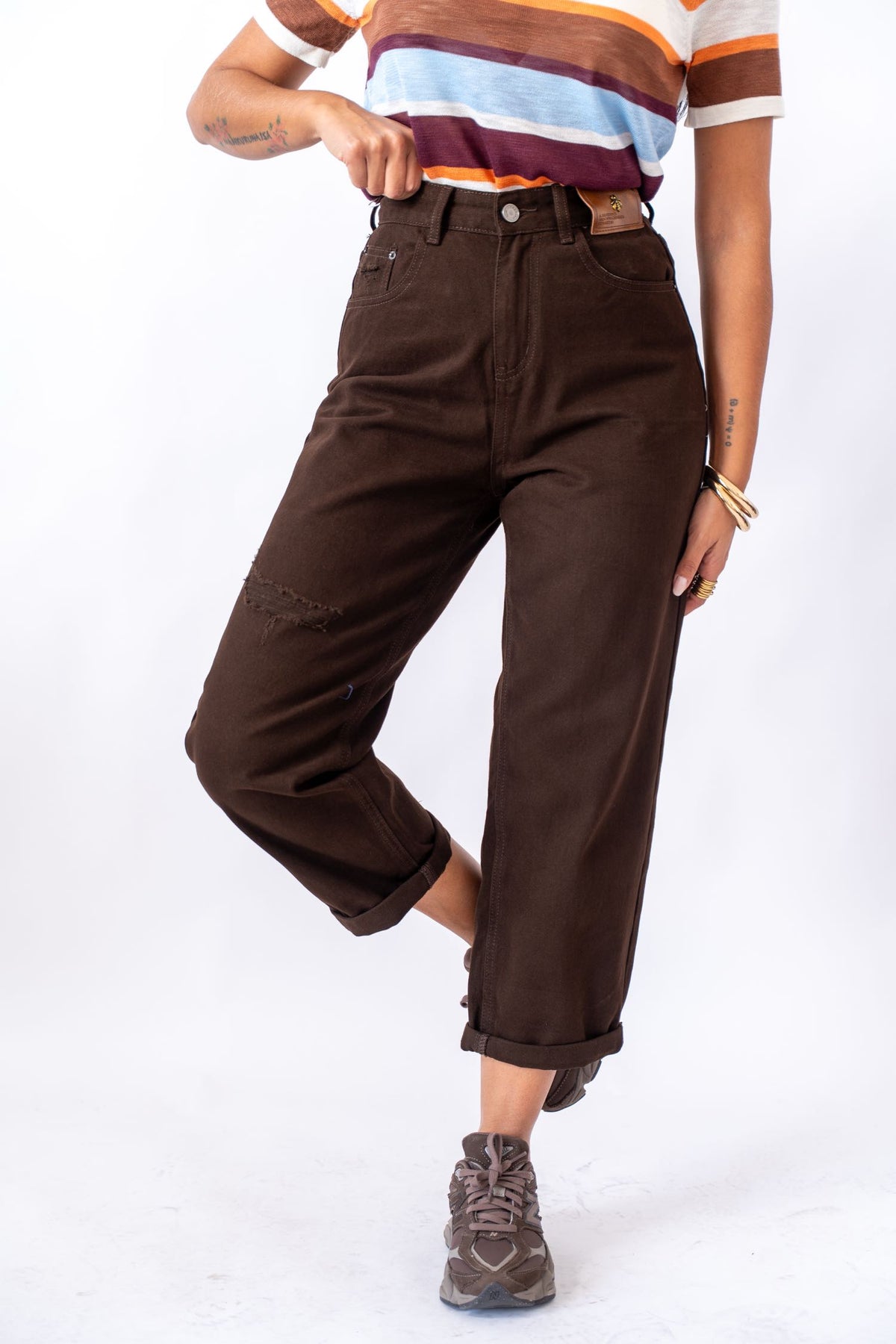 Jeans Slouchy Brown