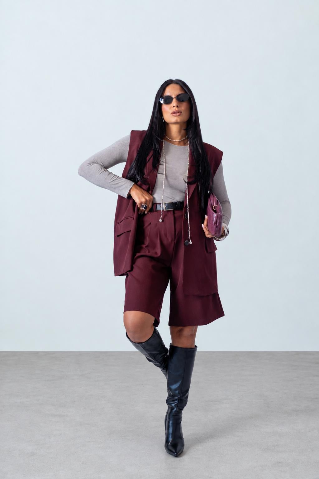 Coordinato Elegance Burgundy