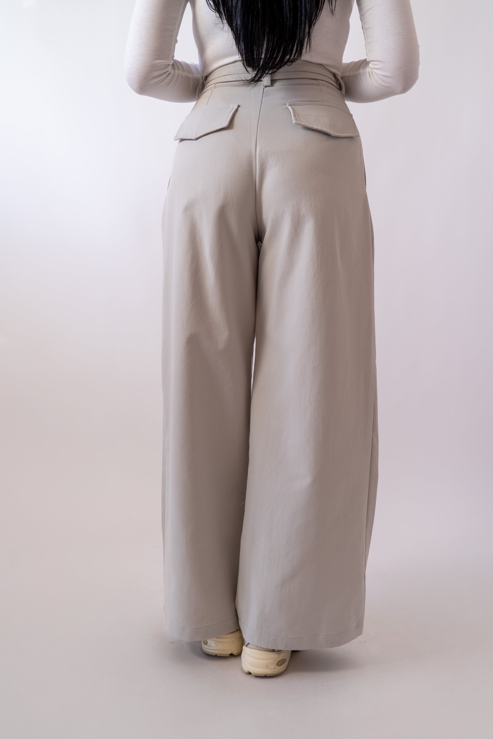 Pantalone Palazzo Con Pinces - Stylish Moda