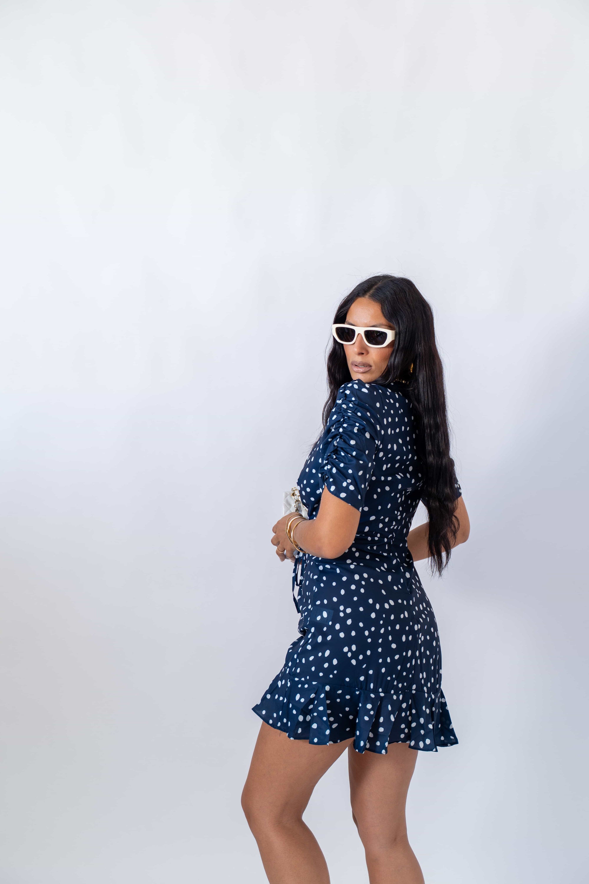 Mini Dress a Pois