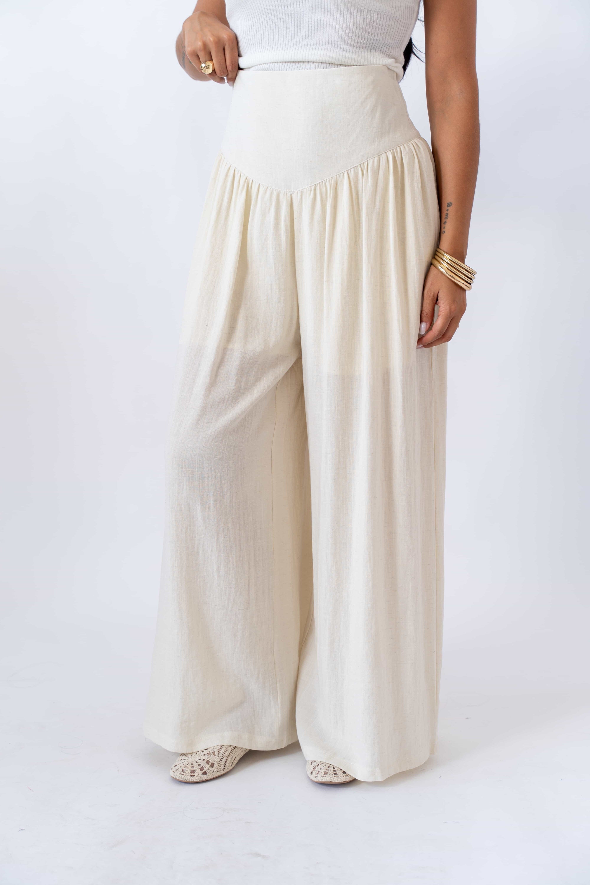 Pantalone Wide Linen