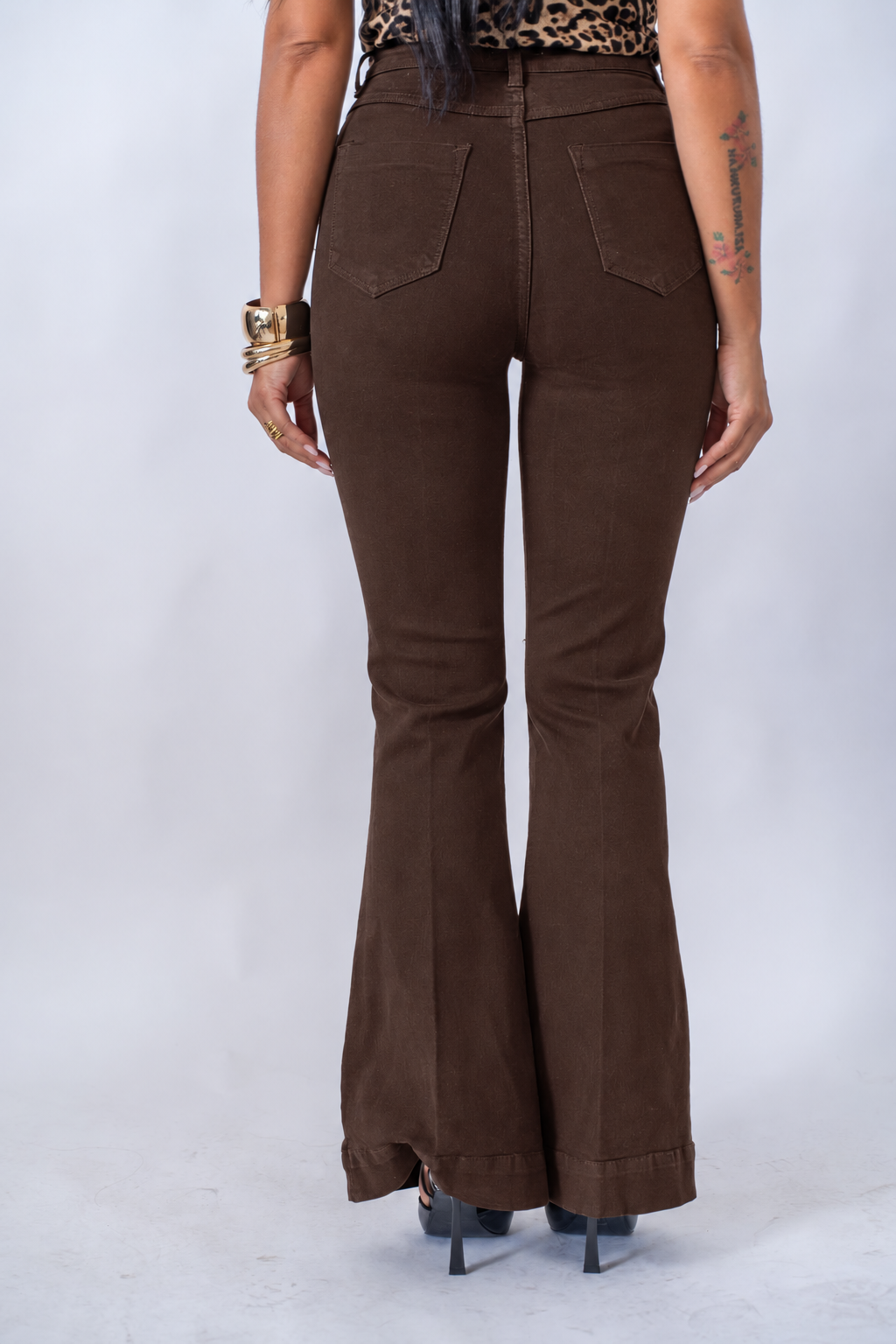 Jeans Flare Brown