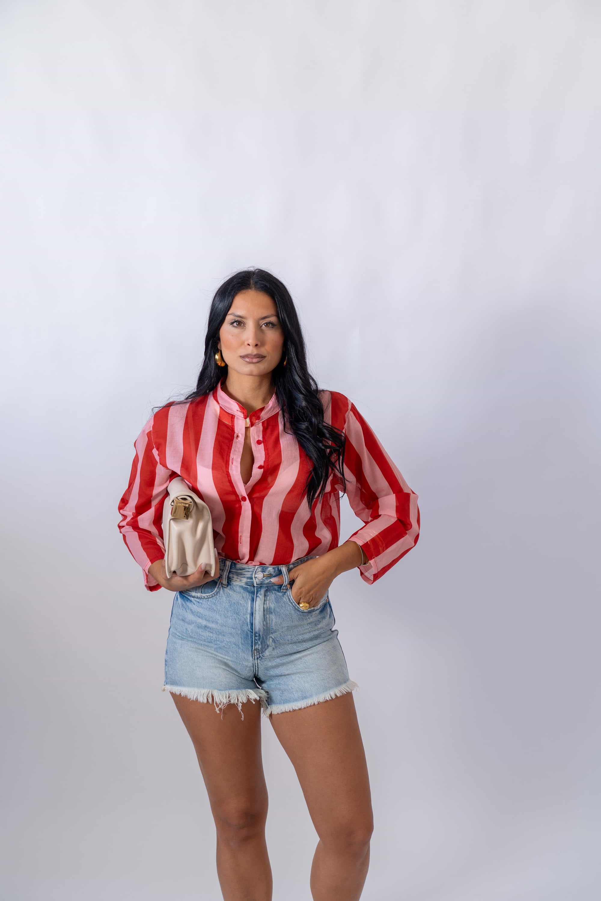 Camicia Line Red