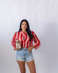 Camicia Line Red