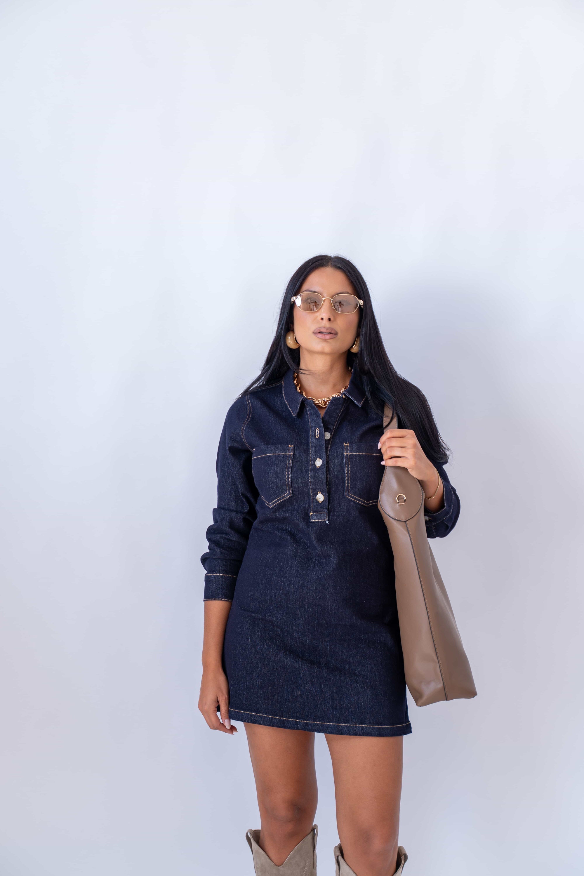 Dress Dark Denim