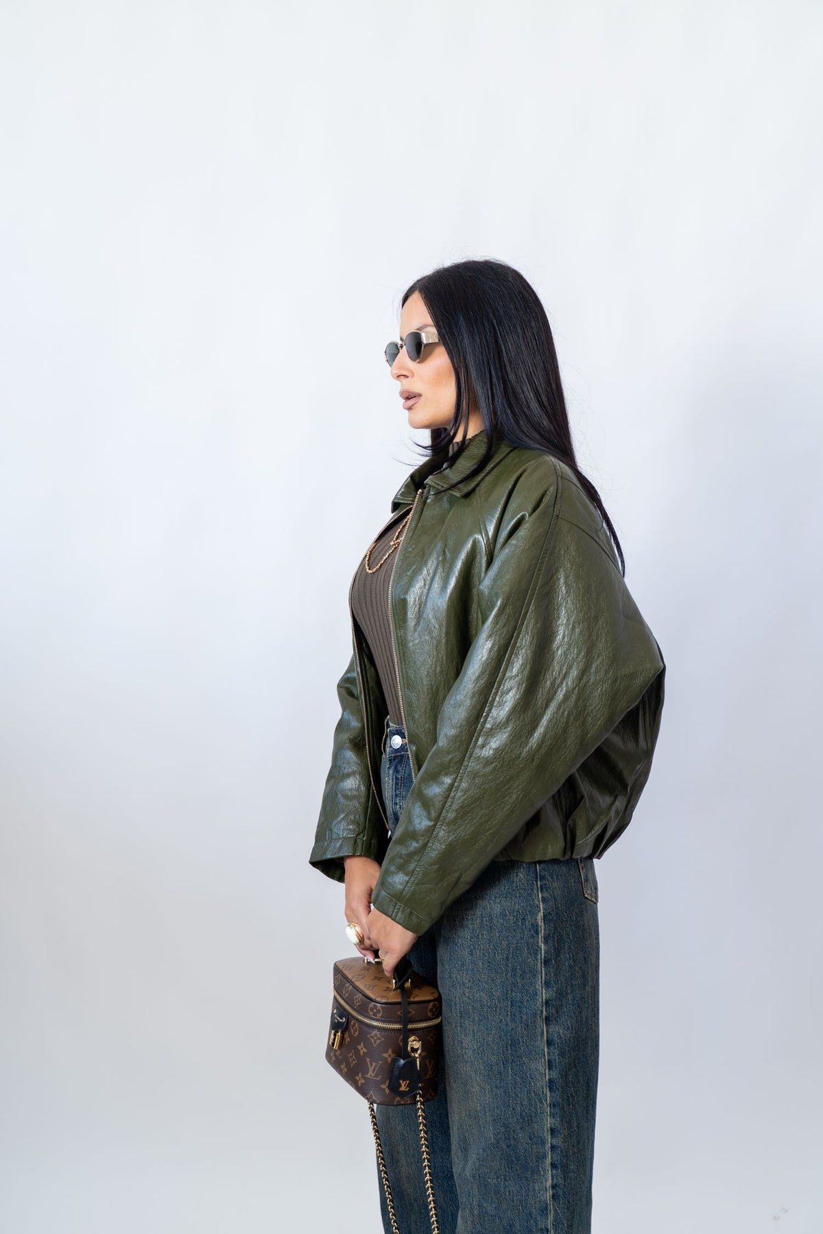 Giubbino Ecopelle Green