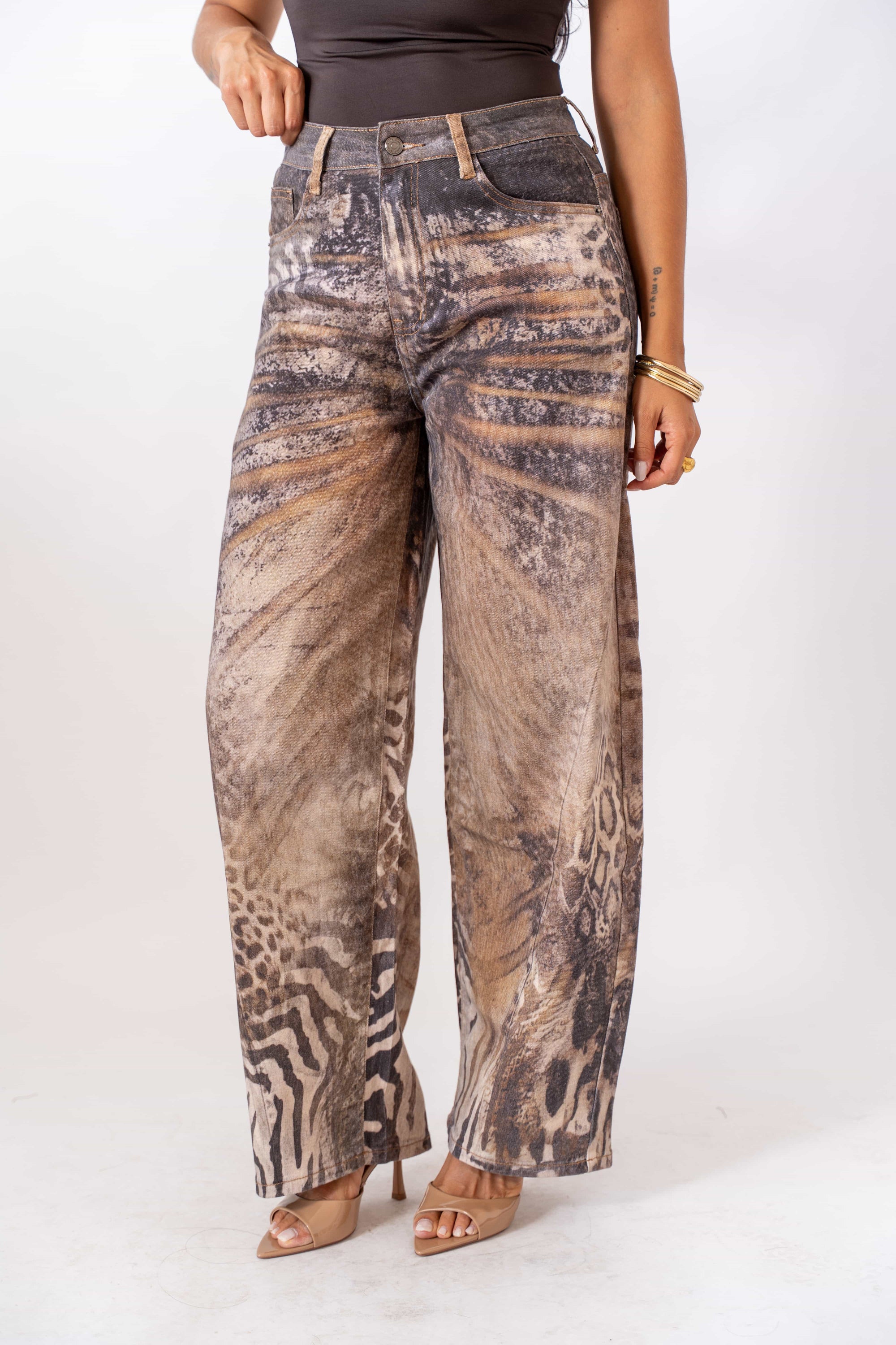 Jeans Balloon Animalier
