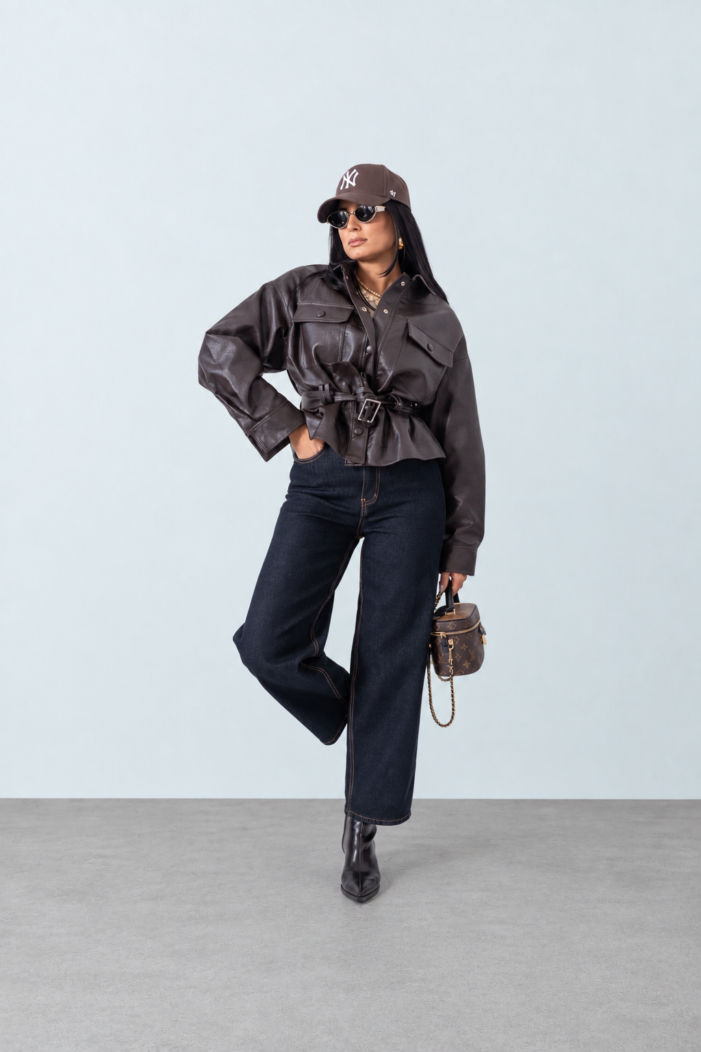 Giubbino Ecopelle Brown
