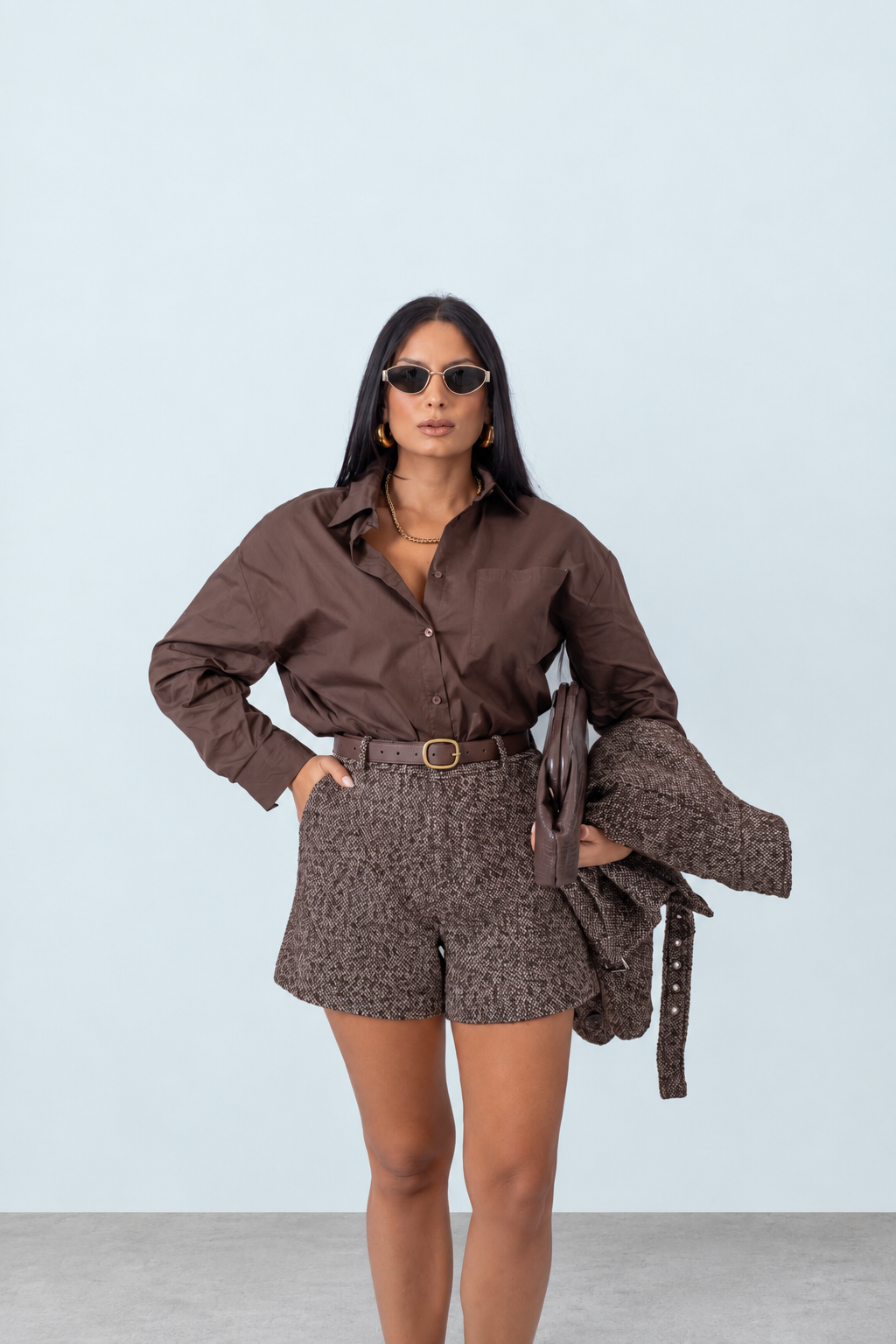 Camicia Over Brown