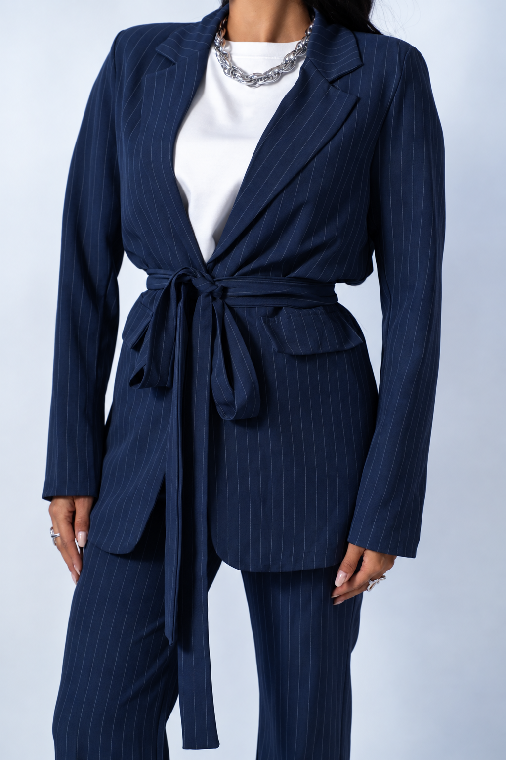 Tailleur Gessato Ambra
