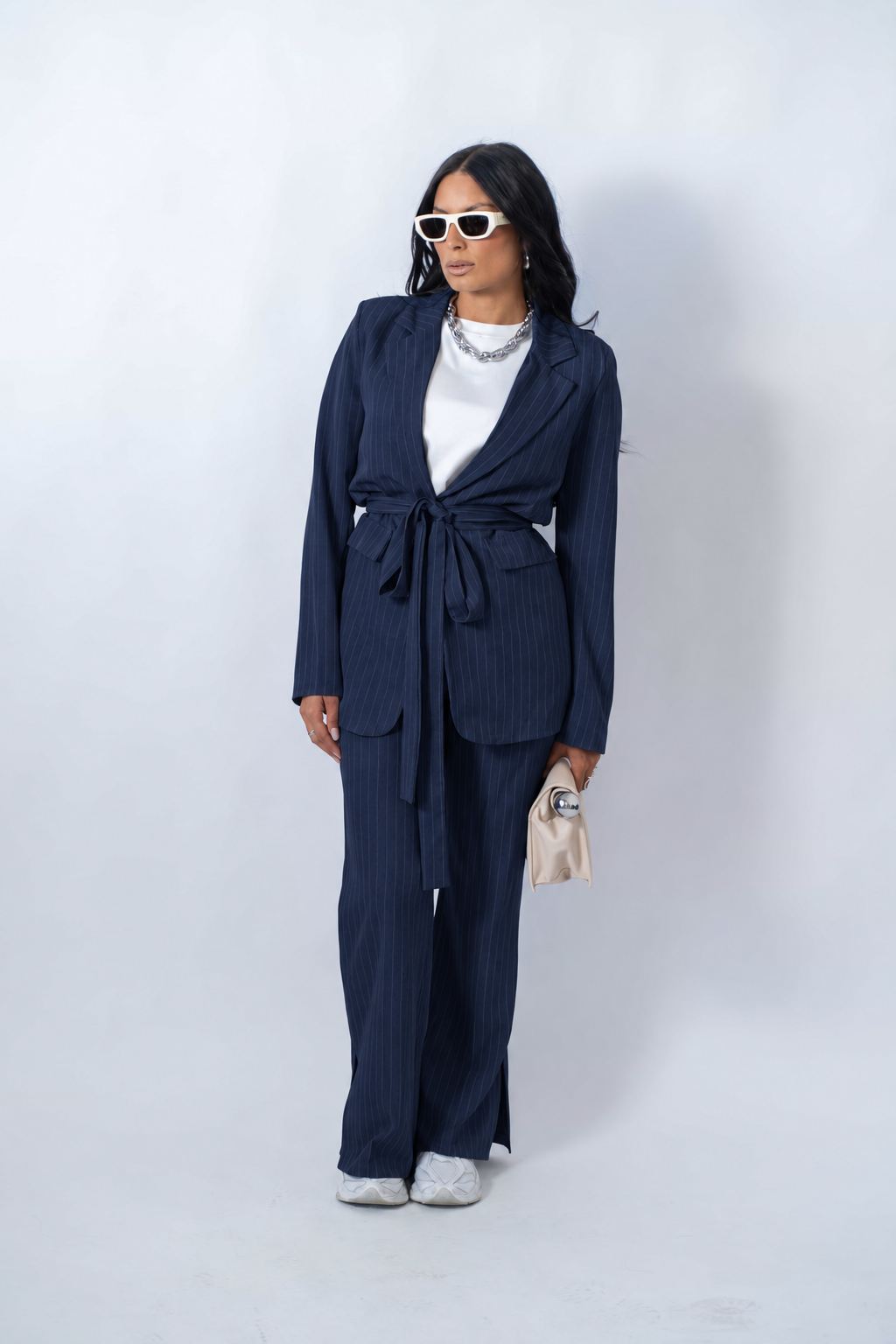 Tailleur Gessato Ambra