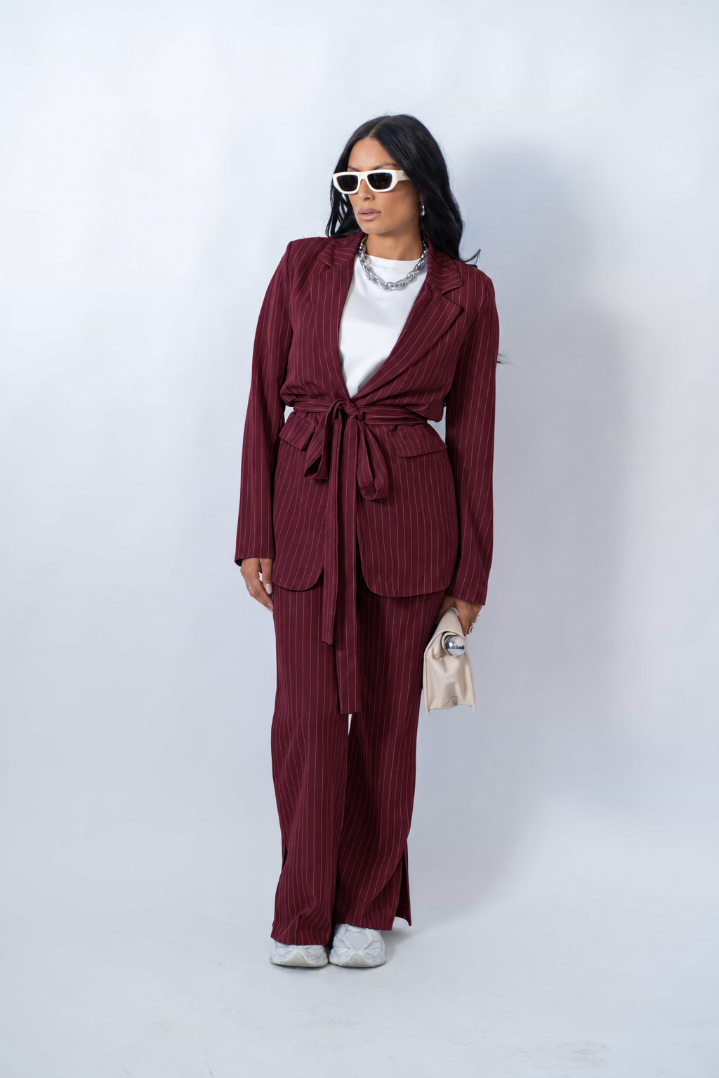 Tailleur Gessato Ambra