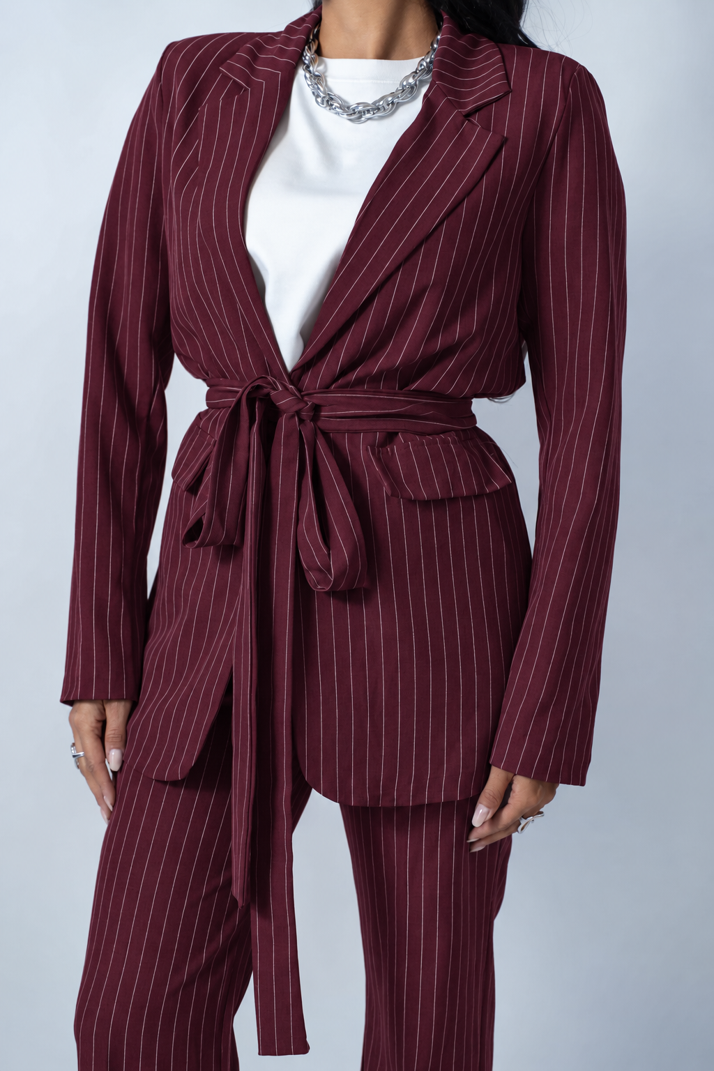 Tailleur Gessato Ambra