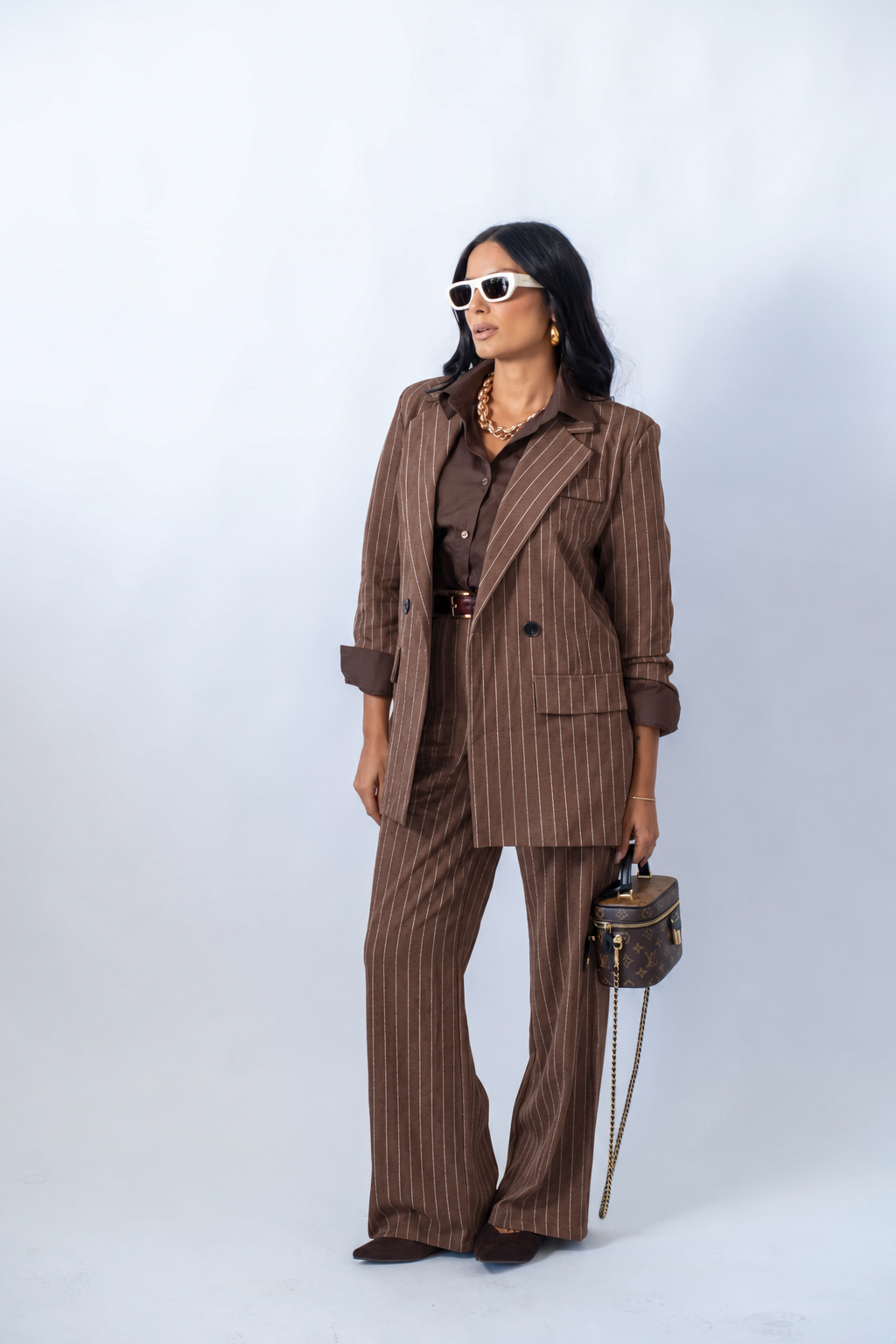 Tailleur Gessato Doppio Petto