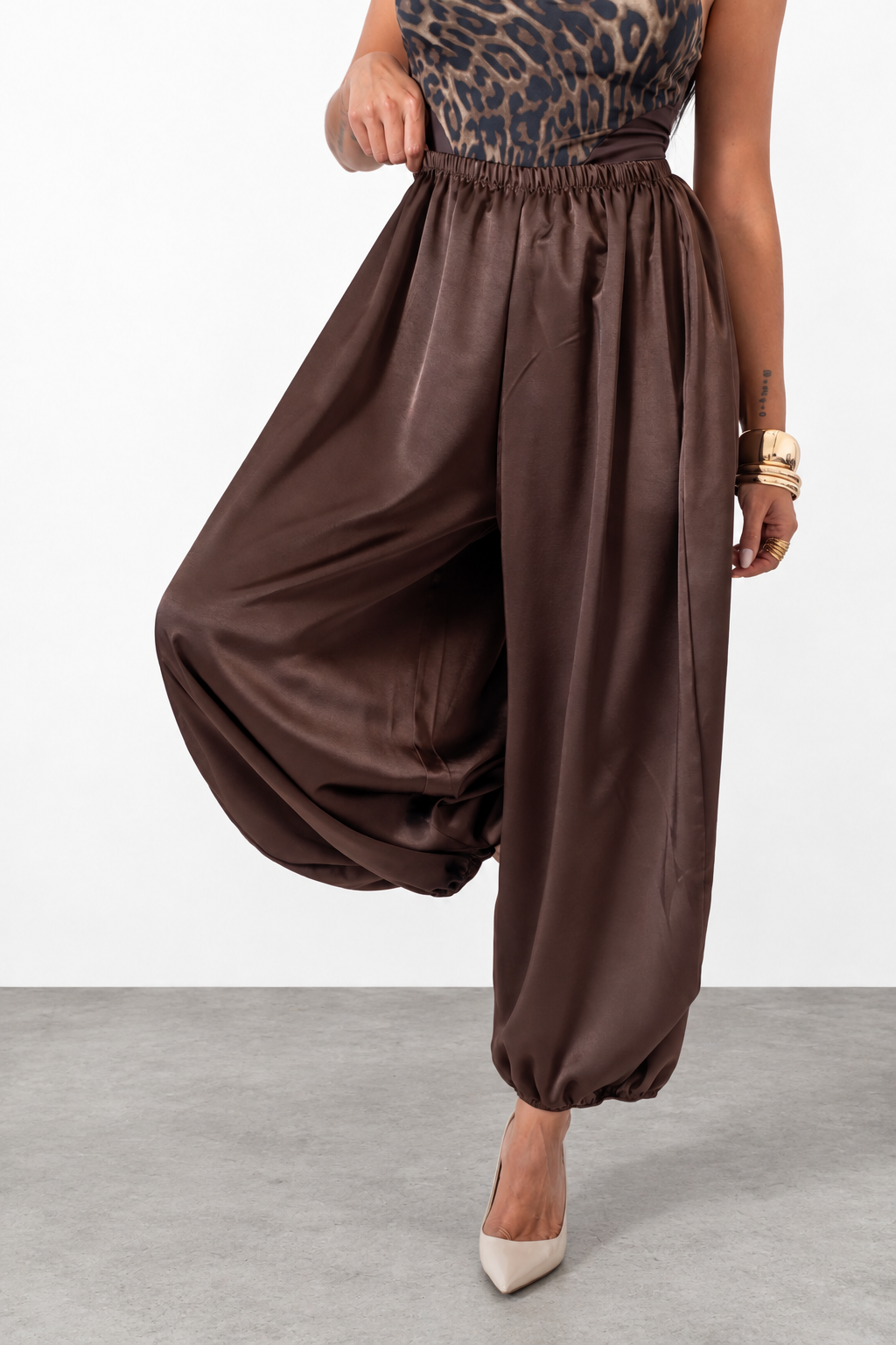 Pantalone Satin Balloon
