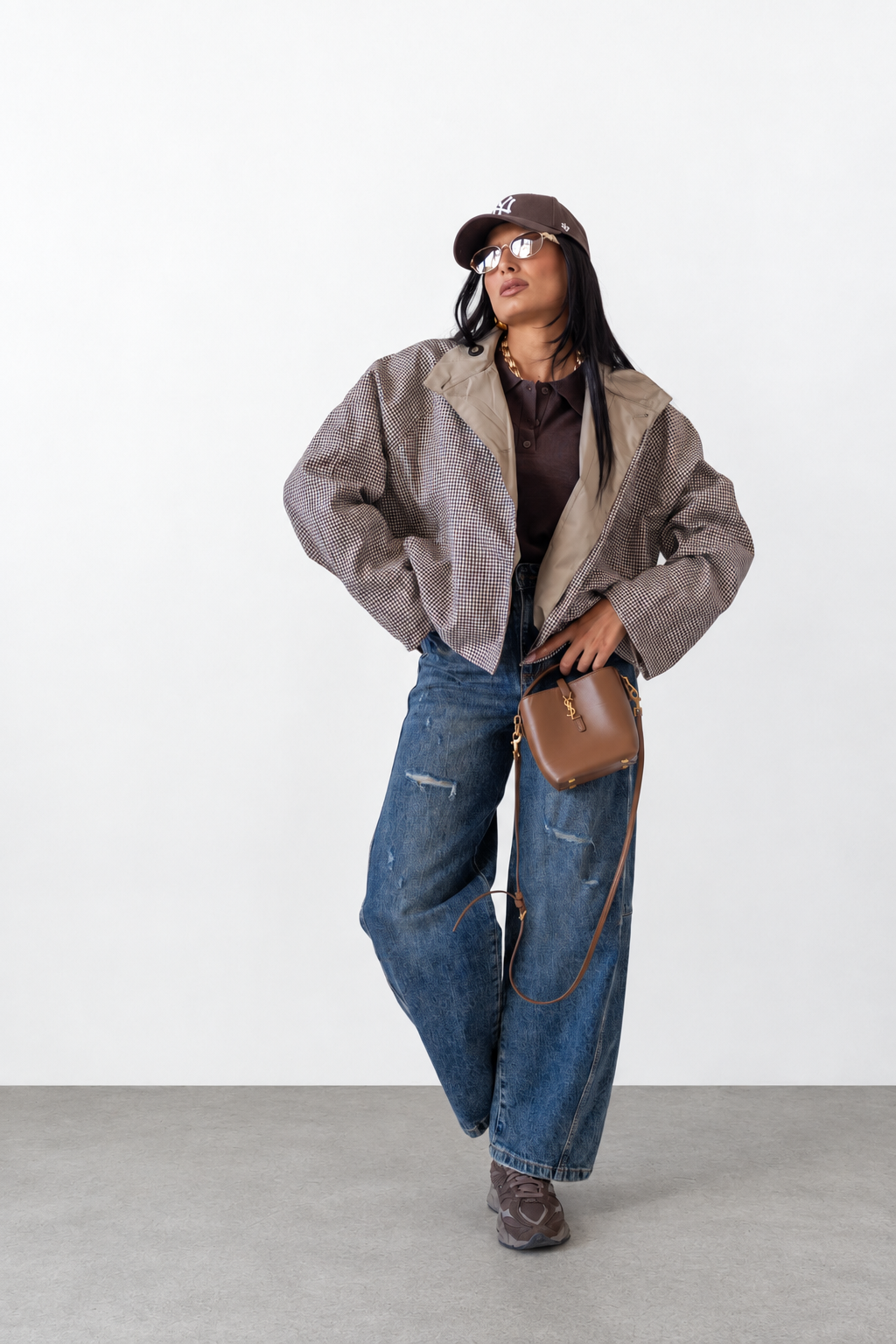 Giubbino Bomber Double Face Mud