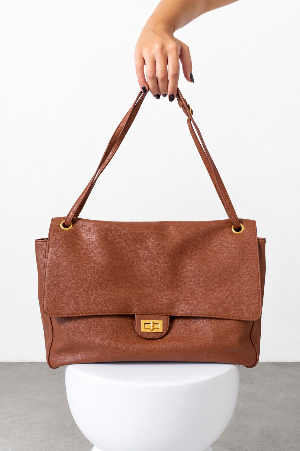 Maxi Shopper In Ecopelle