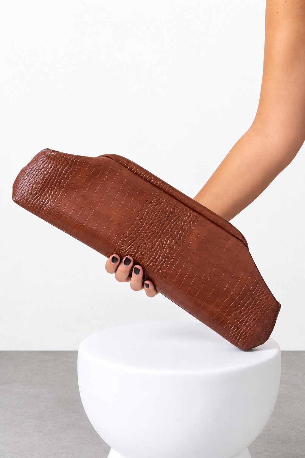 Borsa Baguette In Ecopelle